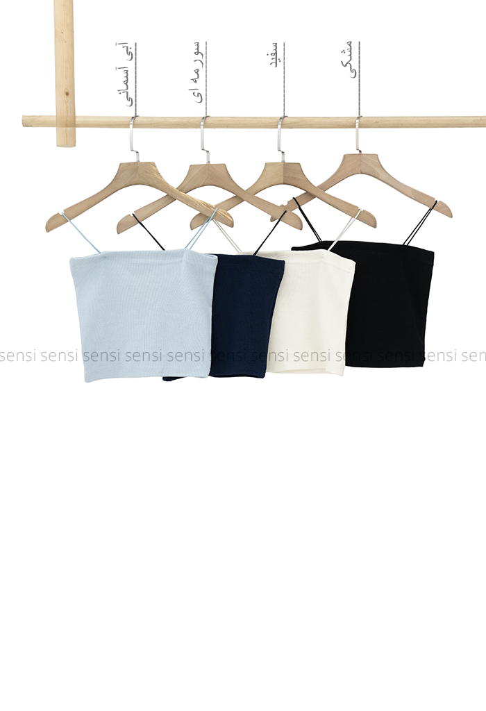 تاپ زنانه دوبند کبریتی کشی کد1006002
